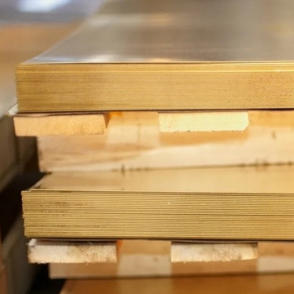 Лист латунный х/к полутвердый Л90 0,65 мм ГОСТ 2208-2007 в&nbsp;Уфе

